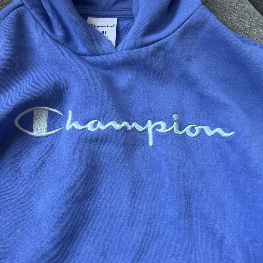 Champion Blue Hoodie‎ Size Kids Medium 8
